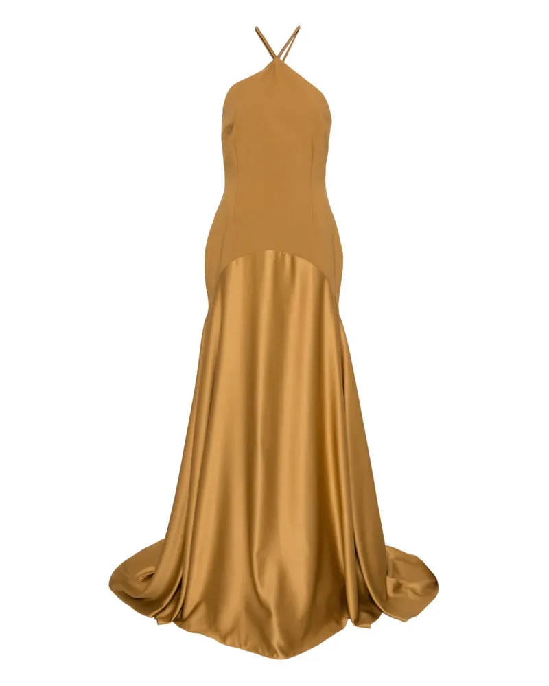 Solace London Florie Maxikleid - Gold Gold