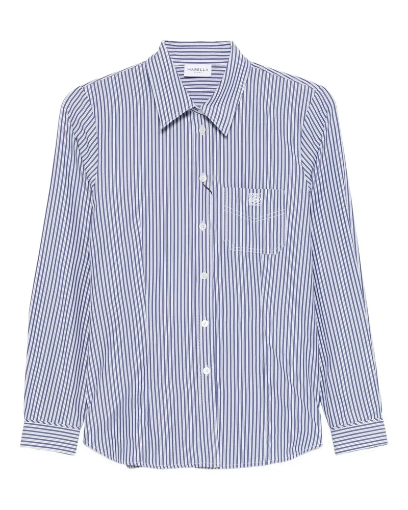MARELLA Apice striped shirt - Blau Blau