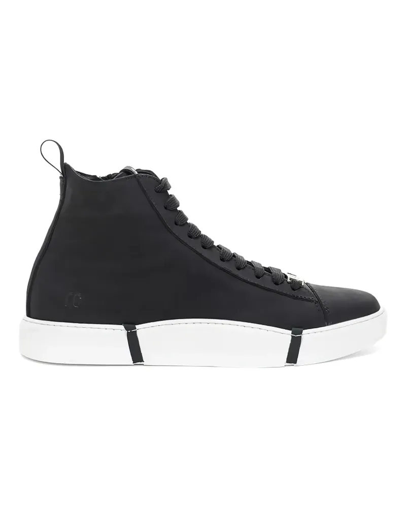 Roberto Cavalli High-Top-Sneakers mit Reißverschluss - Schwarz Schwarz