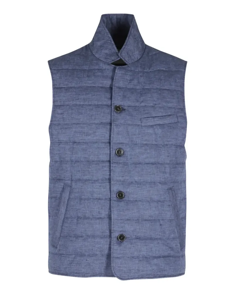 Seventy button quilted jacket - Blau Blau