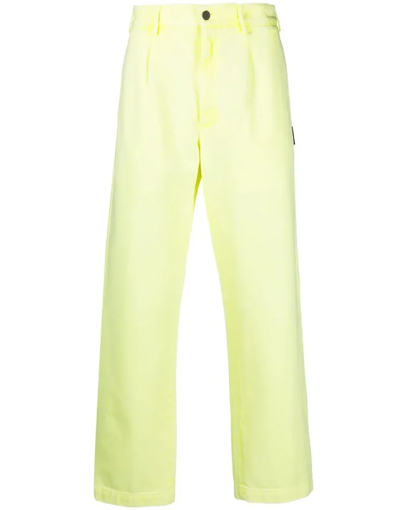 Palm Angels Hose mit geradem Bein - Gelb Gelb