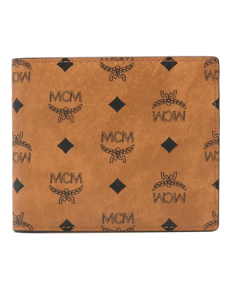 MCM logo-print wallet - Braun Braun