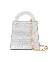 ESTILÉ Belly Disco Glitter Mini-Tasche Silber