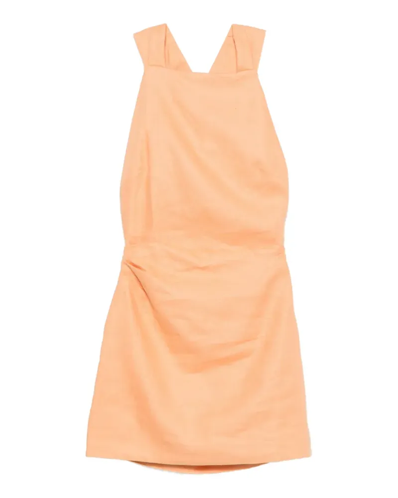 SIR Thora Minikleid mit verdrehtem Rücken - Orange Orange