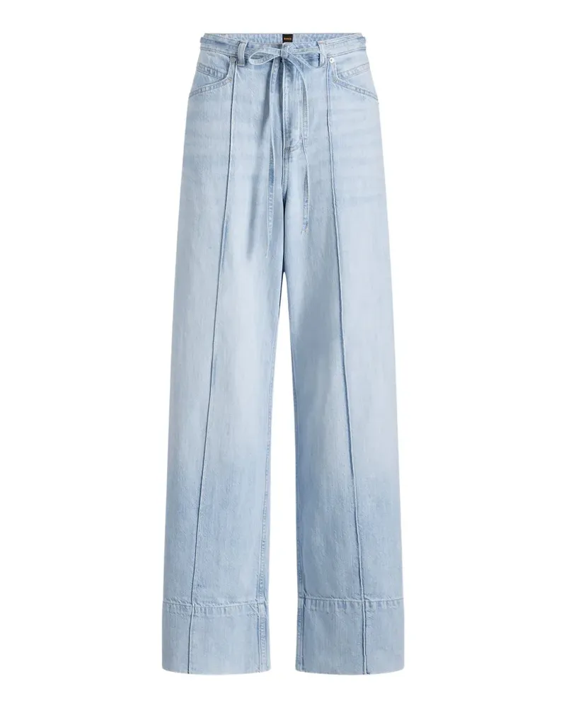 HUGO BOSS pintuck drawstring jeans - Blau Blau