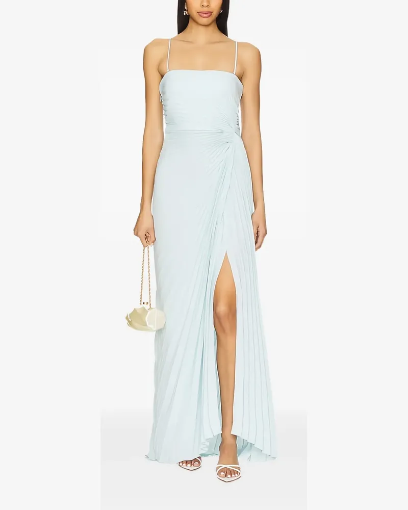 A.L.C. Layla Maxikleid mit Falten - Blau Blau