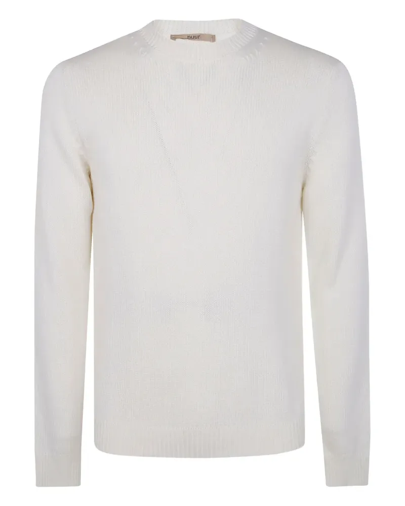 Nuur Pullover mit Rundhalsausschnitt - Weiß Weiß