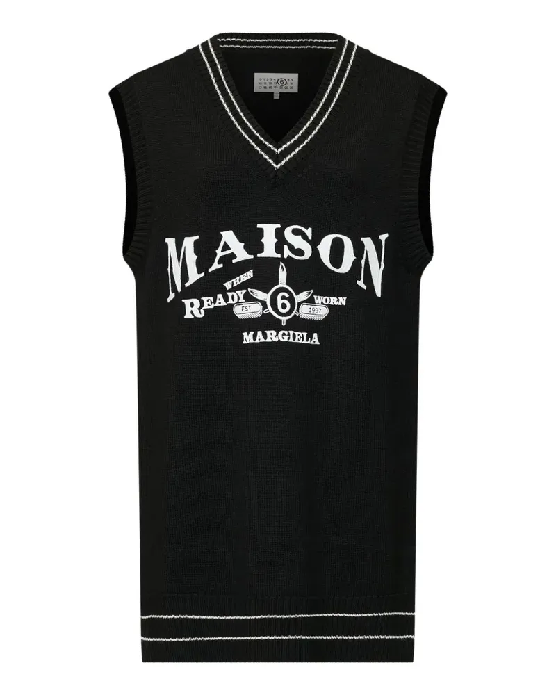 Maison Margiela knitted dress - Schwarz Schwarz