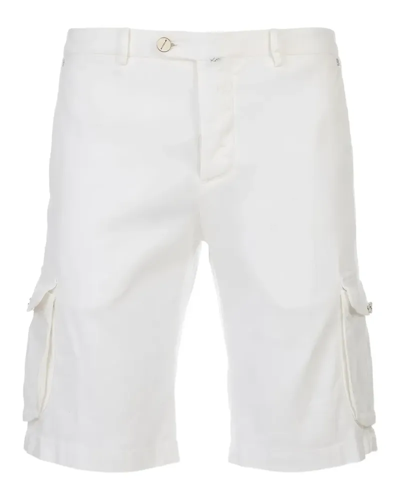 Kiton cargo-pocket shorts - Weiß Weiß
