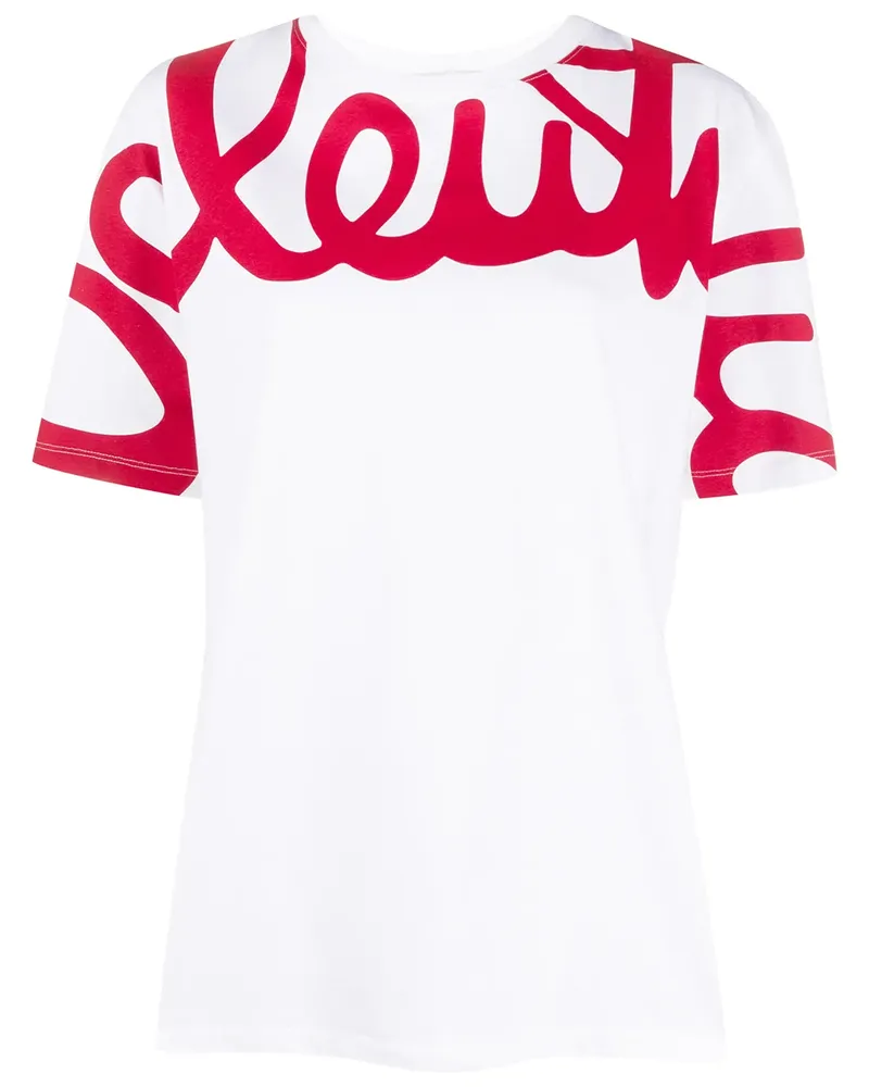 Valentino Garavani T-Shirt mit Logo - Weiß Weiß