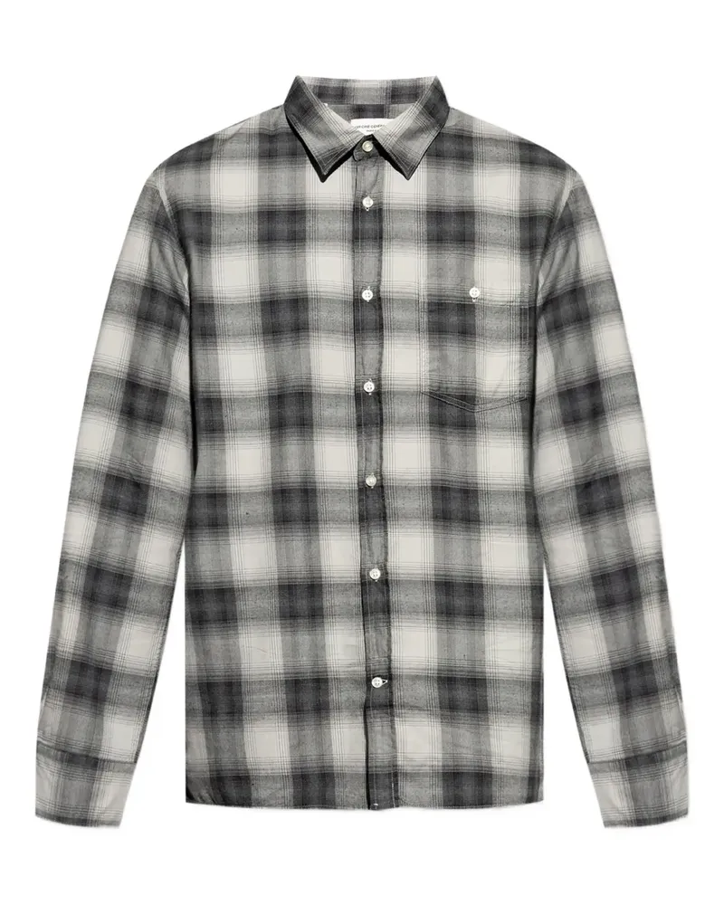 Officine Generale Kariertes Hemd - Grau Grau