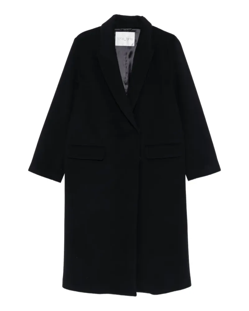 forte_forte Mantel mit steigendem Revers - Blau Blau