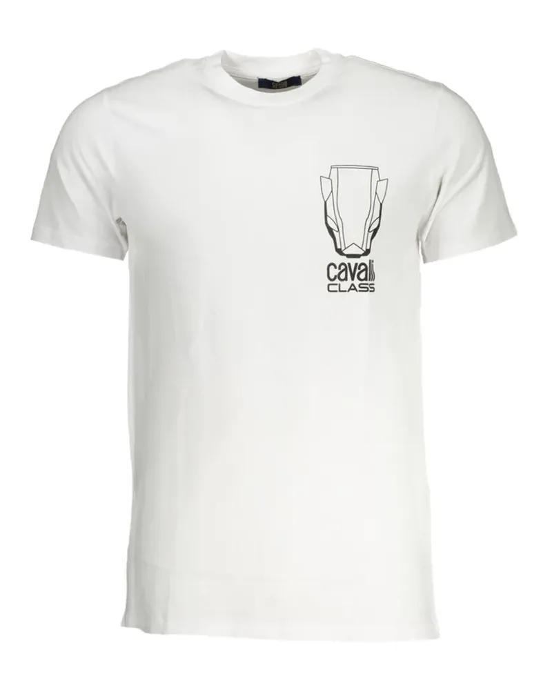 Roberto Cavalli T-Shirt mit Print - Weiß Weiß