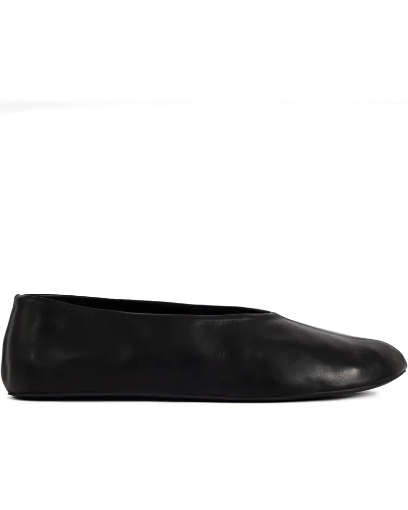 The Row slip-on ballet flats - Schwarz Schwarz