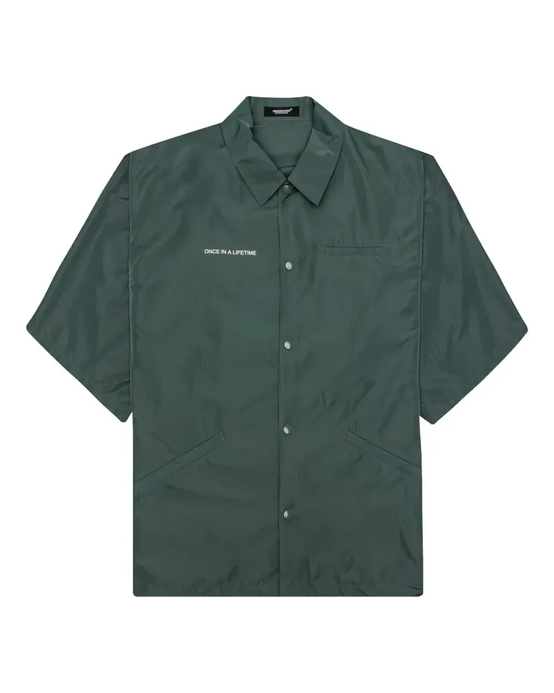 Undercover Hemd mit grafischem Print - Grau Grau