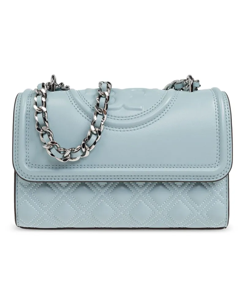 Tory Burch Kleine Fleming Schultertasche - Blau Blau