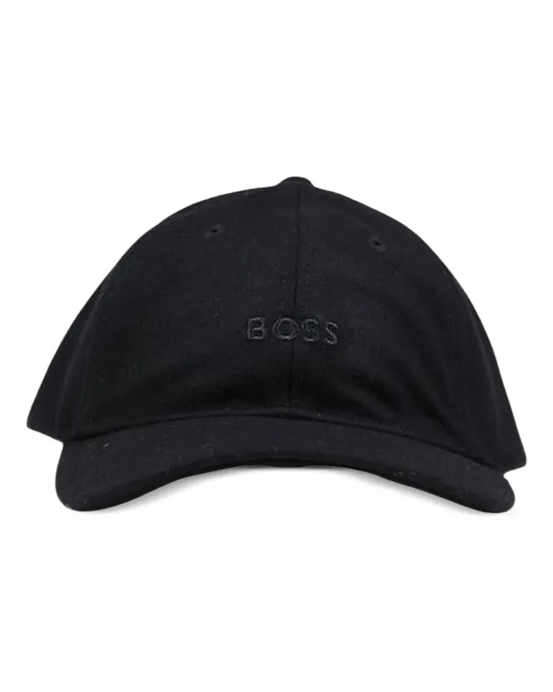 HUGO BOSS logo-embroidered baseball cap - Schwarz Schwarz