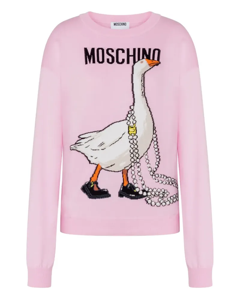 Moschino Pullover mit Rundhalsausschnitt - Rosa Rosa