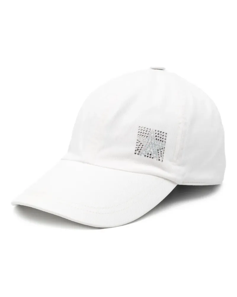 Lorena Antoniazzi Verzierte Baseballkappe - Weiß Weiß