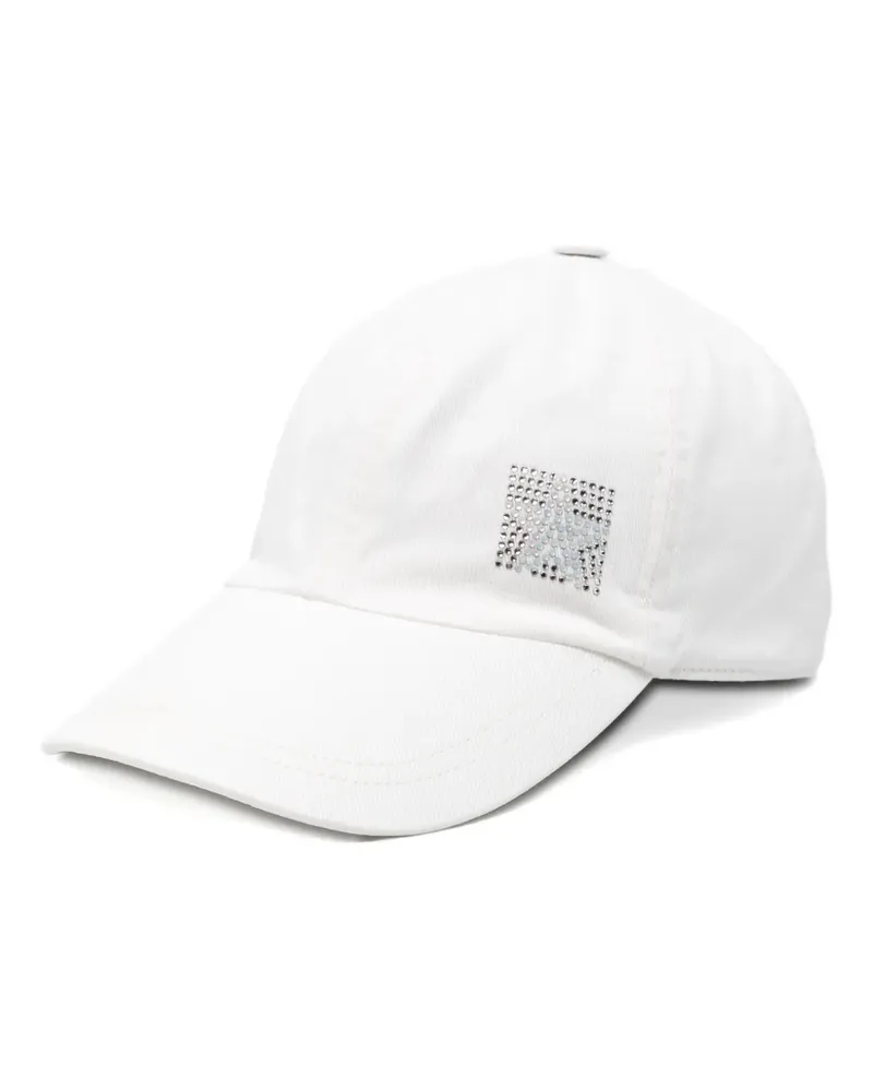 Lorena Antoniazzi embellished cap - Weiß Weiß