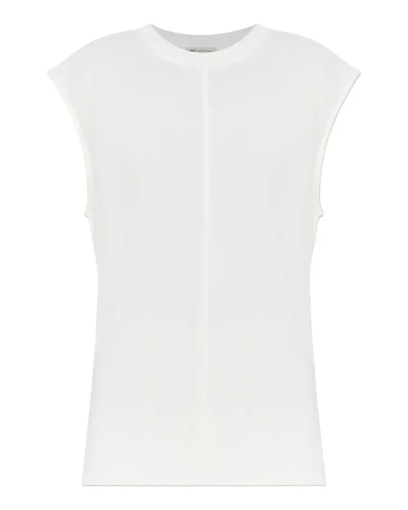 AMI Paris panelled tank top - Weiß Weiß