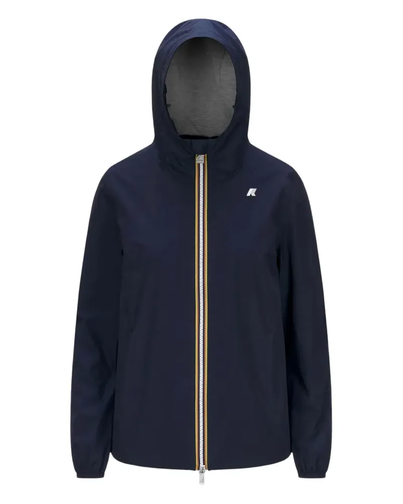 K-Way Kapuzenjacke mit Reißverschluss - Blau Blau
