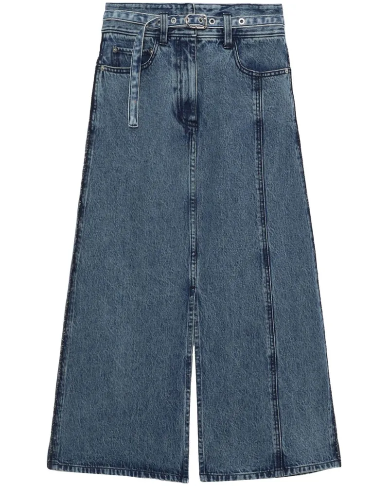 3.1 phillip lim Rock in A-Linie - Blau Blau