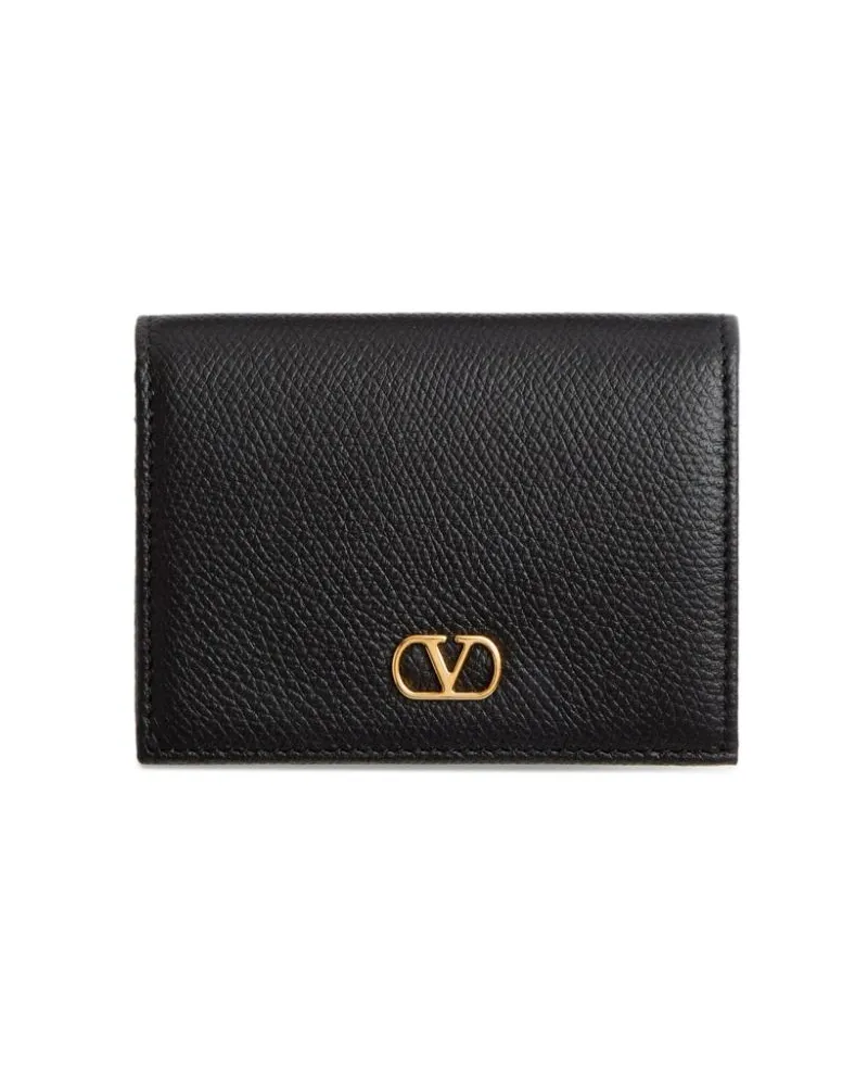 Valentino Garavani VLogo Signature Portemonnaie - Schwarz Schwarz