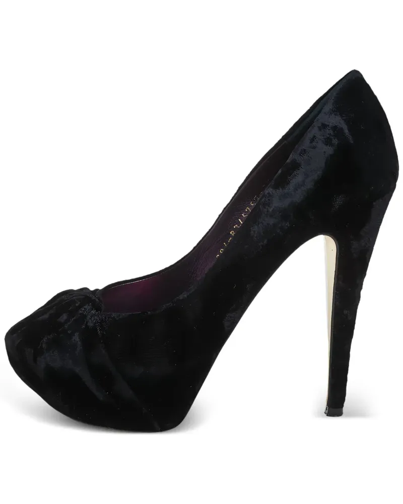 Gina Pre-owned Claire Pumps 130mm - Schwarz Schwarz