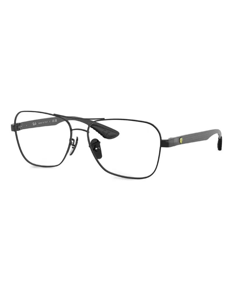 Ray Ban x Scuderia Ferrari Pilotenbrille - Schwarz Schwarz
