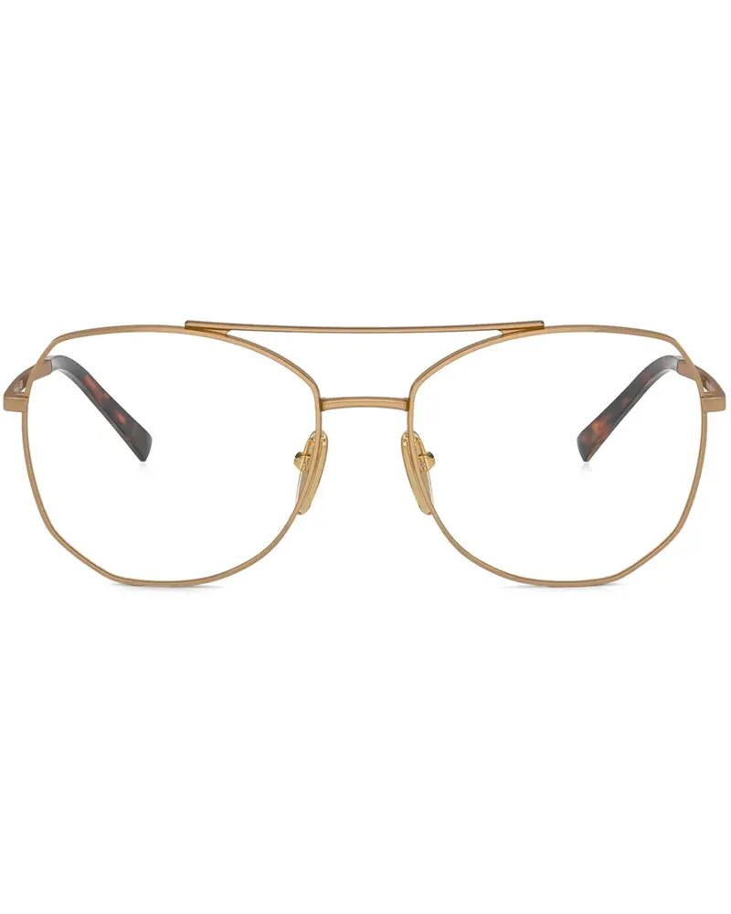 Prada Getönte Pilotenbrille - Gold Gold