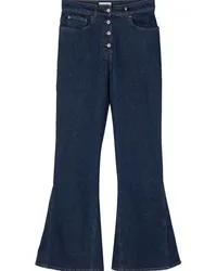 Ports 1961 Ausgestellte High-Waist-Jeans Blau