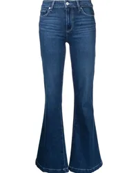 Paige Genevieve Bootcut-Jeans Blau