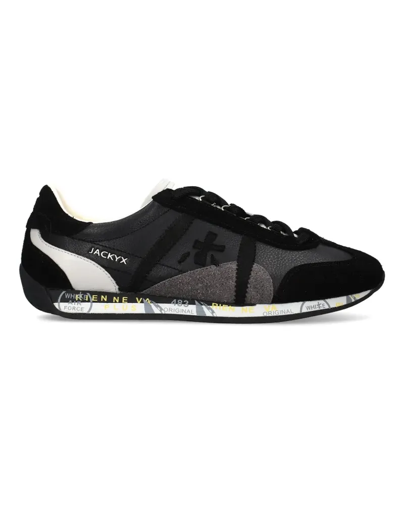 Premiata Jackyx leather sneakers - Schwarz Schwarz