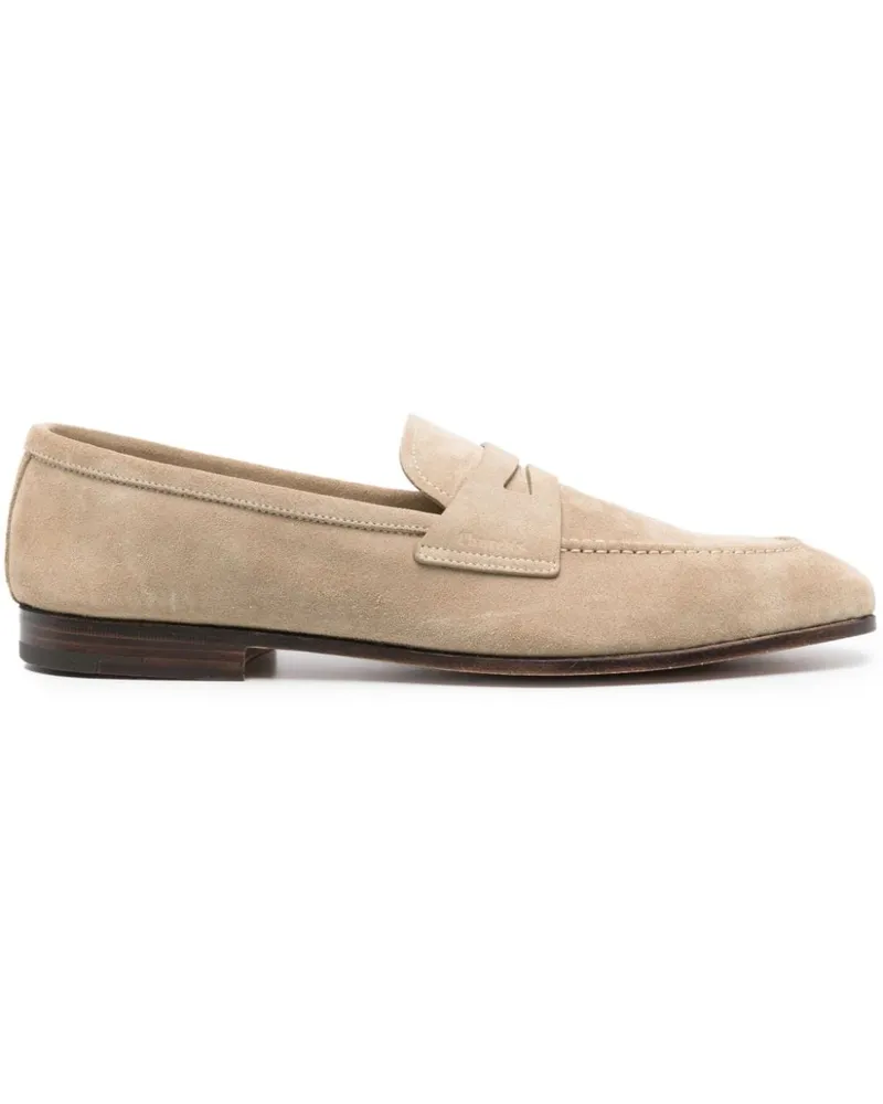 Church's Loafer aus Wildleder - Nude Nude
