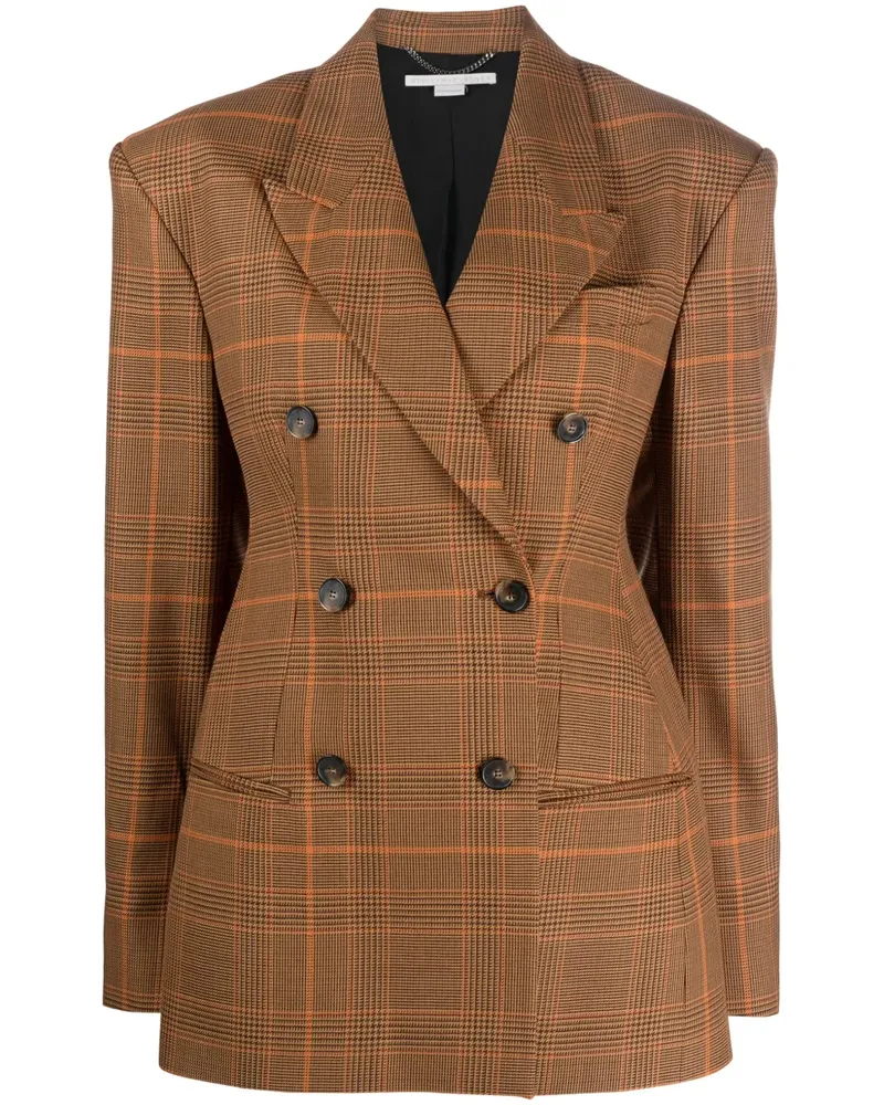 Stella McCartney Doppelreihiger Blazer - Braun Braun