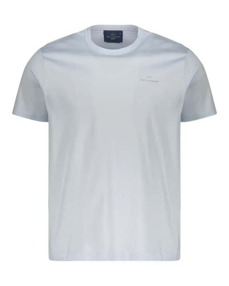Paul & Shark logo-print T-shirt - Blau Blau