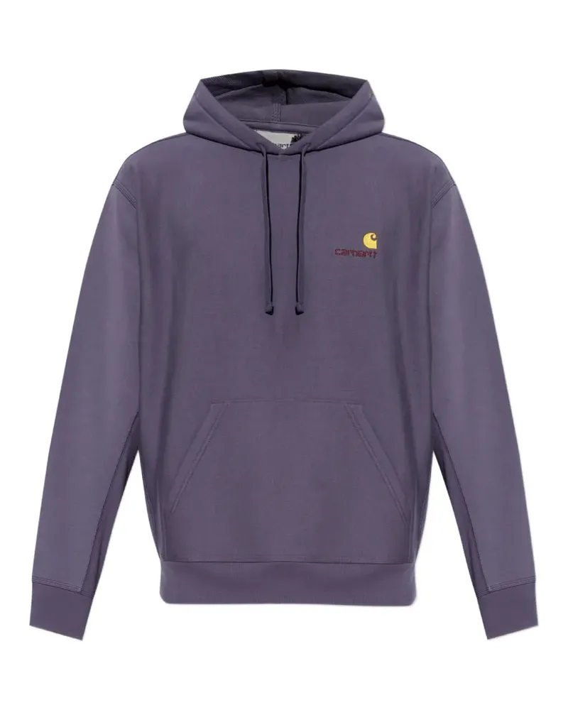 Carhartt WIP American Script logo-detail hoodie - Violett Violett