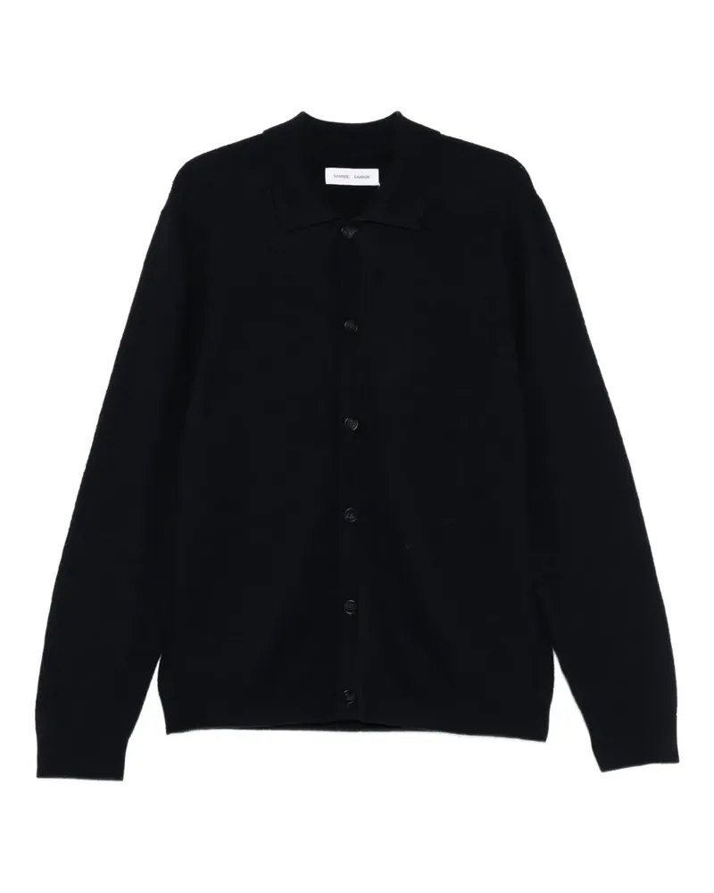 Samsøe & Samsøe Cardigan mit geknöpftem Kragen - Schwarz Schwarz