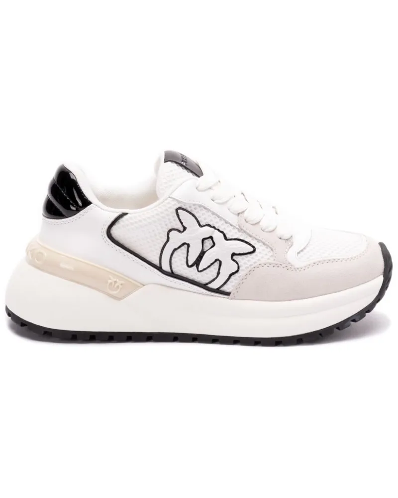 Pinko Zweifarbige Sneakers - Weiß Weiß