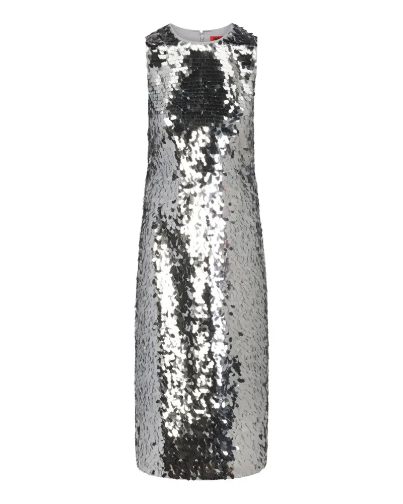 Simon Miller Babel Midikleid mit Pailletten - Silber Silber