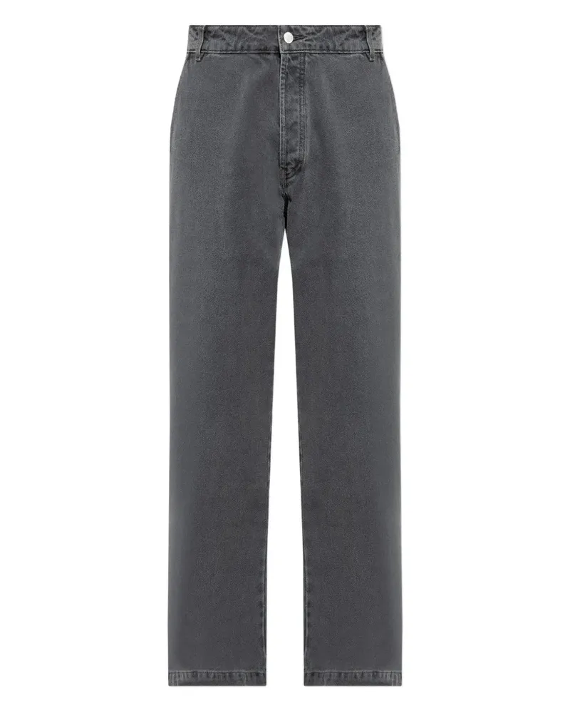Officine Generale cotton jeans - Schwarz Schwarz