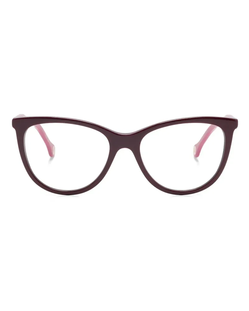 Carolina Herrera New York HER 0259 Brille mit Clip-On-Gläsern - Rot Rot
