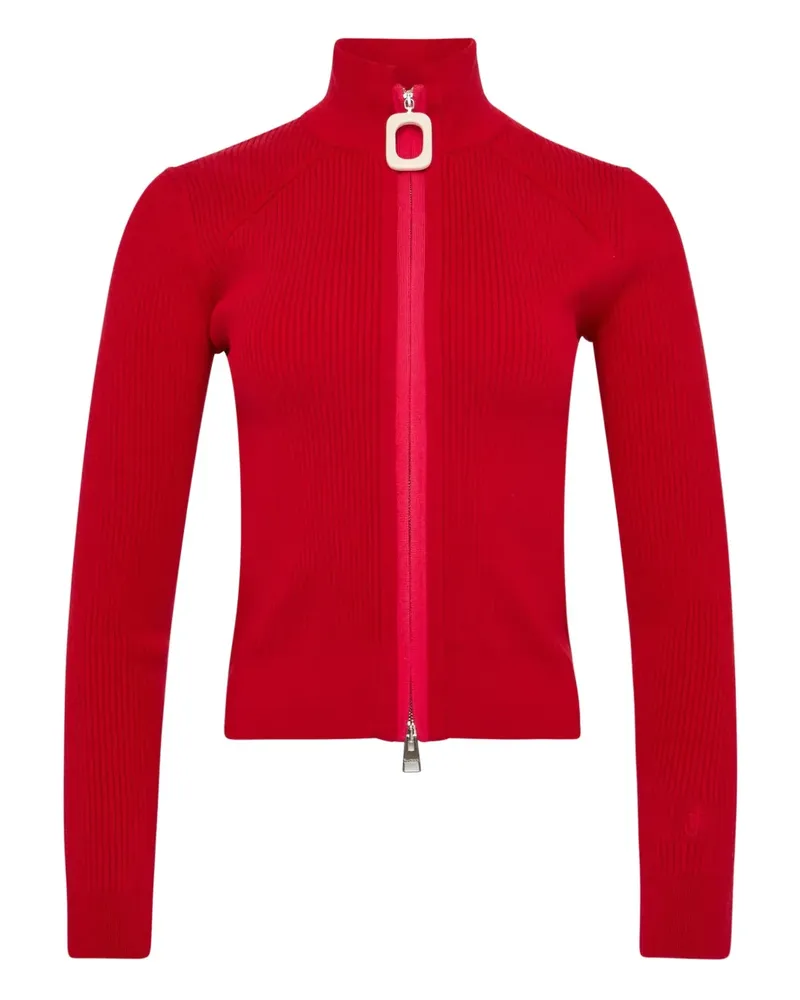 J.W.Anderson Cardigan mit Reißverschluss - Rot Rot