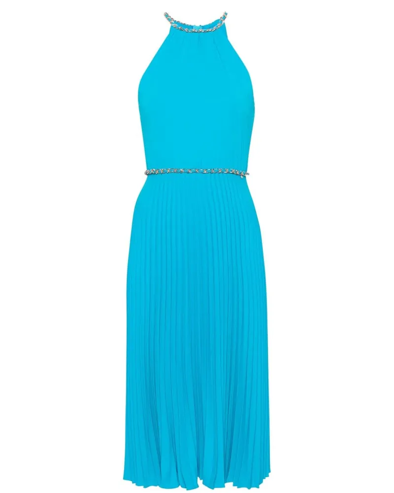 NISSA Midikleid mit Falten - Blau Blau