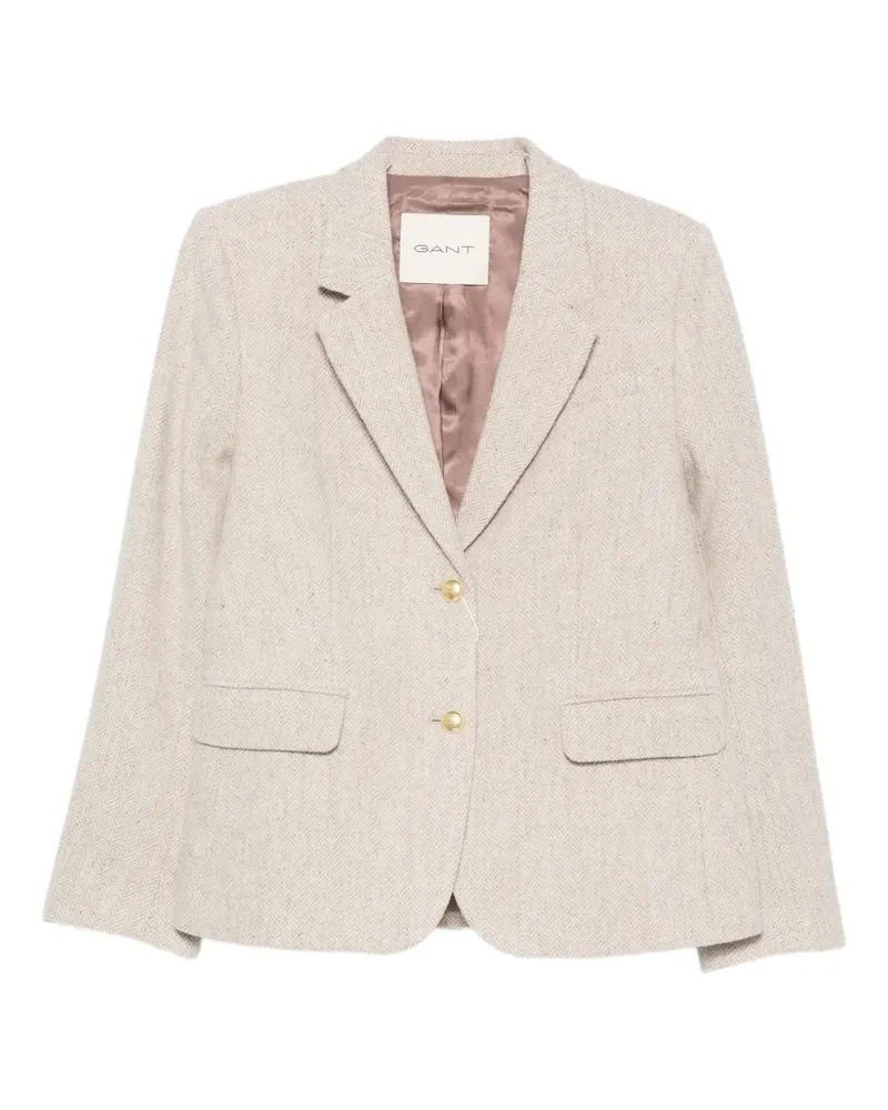 Gant herringbone blazer - Nude Nude