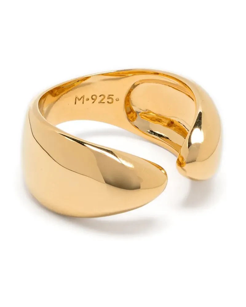 Missoma Savi sculptural open stacking ring - Gold Gold
