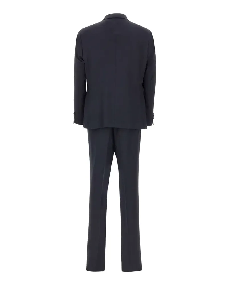 Manuel Ritz pin flap pockets suit - Blau Blau
