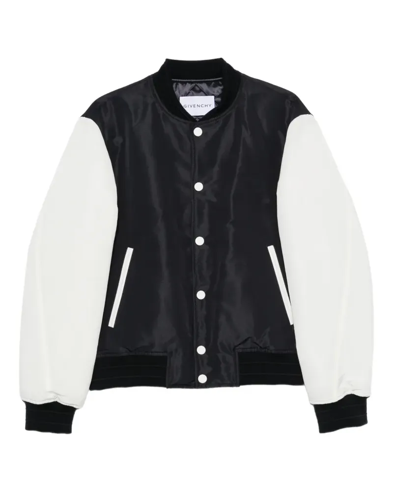 Givenchy Bomberjacke mit Logo-Stickerei - Schwarz Schwarz