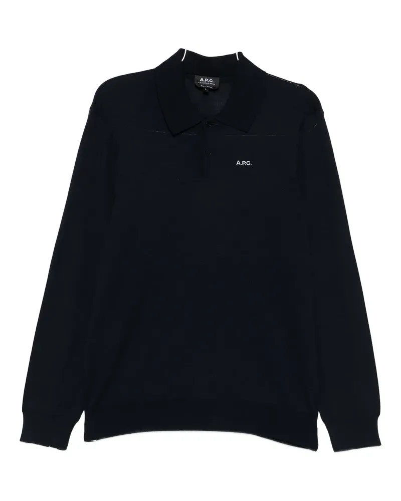A.P.C. WOAOC H23442 IAK DARK NAVY - Blau Blau